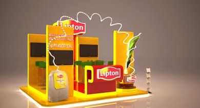 Lipton Exhibition & Kiosk Sign