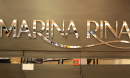 Reception Signage - Marina Rina