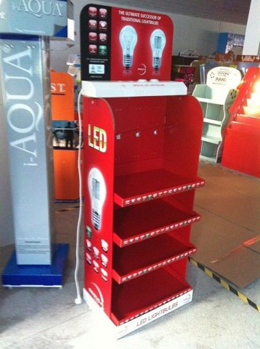 LED trade show display stand