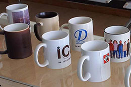 Promotional mugs